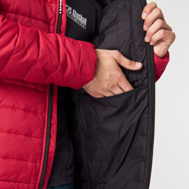 Куртка Alaskan Juneau Red L утепл.стеганая